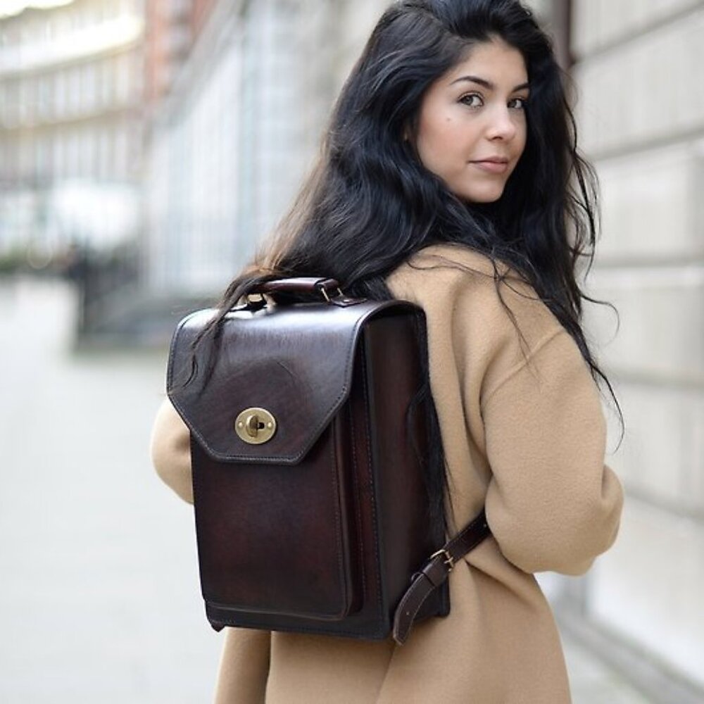 Beara Beara Celia Vintage Leather Backpack